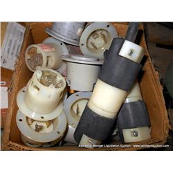 BOX:  3 PRONG ELECTRICAL CONNECTORS