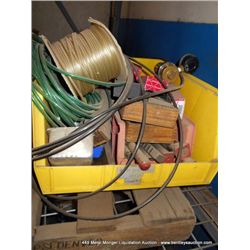 ASSORTED HARDWARE PLASTIC TUBIN: G