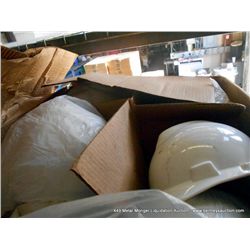 BOX:  OF HARD HATS