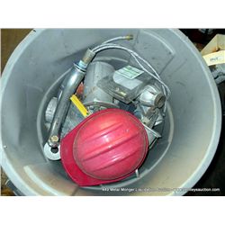 RUBBER TRASHCAN w/ASSORTED FILTERS