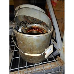 BUCKET OF MOTOR PARTS