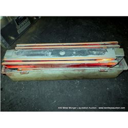 BOX:  OF TRIANGLE SAFETY MARKERS