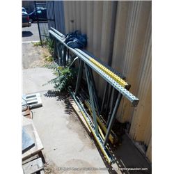 (PULLED)PALLET RACKING ~ 4 UPRIGHTS (4X THE MONEY)