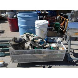 LOT: MISCELLANEOUS ITEMS & PAINT