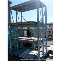 4-SHELF METAL SHELVING PULLOUT SHELF