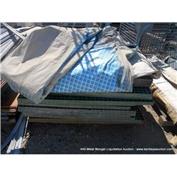 SPILL TANK FIBERGLASS  GRATES W/ TARP