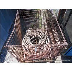 METAL BASKETW/ RED WATER HOSE