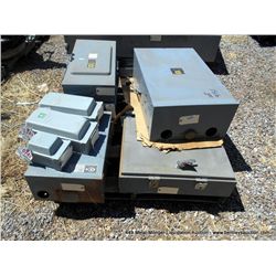 PALLET: MISCELLANEOUS/ASSORTED SQUARE D ELECTRICAL BOXES 10X MONEY