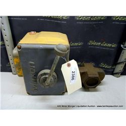 MAXON MANUAL RESET, TRIP RELEASE, SHUT OFF VALVE