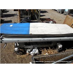 WOOD SIDING PANEL. HOSPITAL TRANSPORT BED