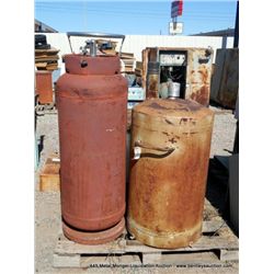 EXTREMELY RUSTED CRYOGENIC TANKS 4X MONEY