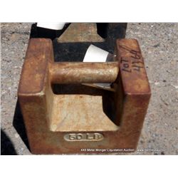 TOLEDO 50 LB STEEL WEIGHTS
