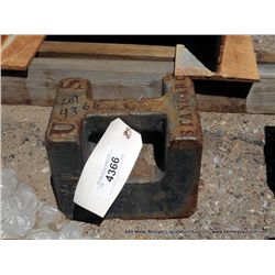 TOLEDO 50 LB STEEL WEIGHTS