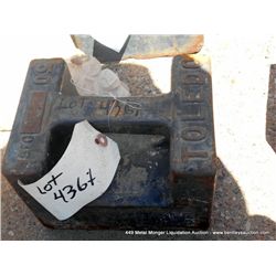 TOLEDO 50 LB STEEL WEIGHTS