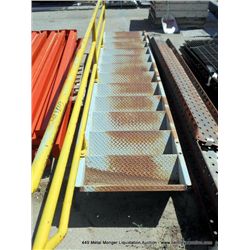 METAL STAIRS WITH RAILING