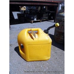 5 GALLON YELLOW GAS CAN
