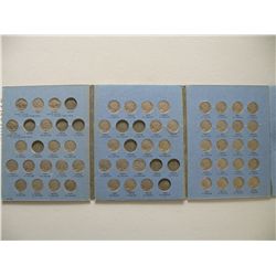 A partial set of Buffalo Nickels