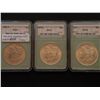 Image 1 : An attractive Very Choice Morgan Dollar trio