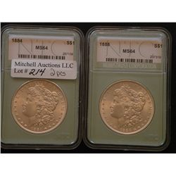 A Very Choice Morgan Dollar duo