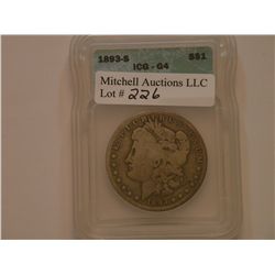 $1 Silver 1893-S