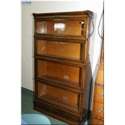 Stacking Macy book case with four section plus base and topper