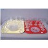 Image 1 : Selection of candlewick including eight parfaits and under trays, wine glasses and goblets etc.
