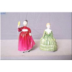 Two Royal Doulton figurines including "Belle" HN2340 and "Vanity" HN2475