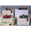 Image 1 : Four collectible boxed Matchbox die-cast cars including two tow trucks, a semi tractor unit and a Je