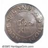 Image 2 : 1652 SHILNG Pine Tree Shilling, Large Planchet XF45 PCGS. Noe-1. 69.1 grains. Just slightly lighter.