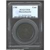Image 1 : 1788 1C Massachusetts Cent VF30 PCGS. Ryder 2-B. Purple-brown devices, with a lighter medium-brown p