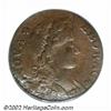 Image 1 : 1787 COPPER Nova Eborac Copper, Seated Right AU55 PCGS. Breen-987. Both sides are chocolate-brown in