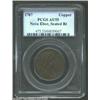 Image 3 : 1787 COPPER Nova Eborac Copper, Seated Right AU55 PCGS. Breen-987. Both sides are chocolate-brown in