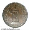 Image 1 : 1789 TOKEN Mott Token, Thick Planchet, Plain Edge MS61 Brown PCGS. Breen-1020. An attractive represe
