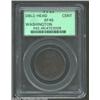 Image 1 : Undated 1C Washington Double Head Cent XF45 PCGS. Baker-6, R.1. The even brown surfaces are just sli
