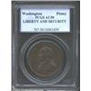 Image 1 : Undated PENNY Washington Liberty & Security Penny AU50 PCGS. Baker-1, R.2. Struck in 1795, this oran
