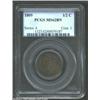 Image 1 : 1809 1/2 C MS62 Brown PCGS. B-4, C-3, High R.1. Saddle-brown and sea-green in color, with scattered.