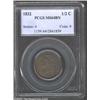 Image 1 : 1832 1/2 C MS64 Brown PCGS. Sharply struck throughout with rich chocolate-brown surfaces and just a.