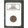 Image 3 : 1857 1/2 C MS64 Red NGC. C-1. The U.S. Half Cent passed into history by act of Congress in February.