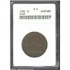 Image 1 : 1794 1C Head of 1794 Good 4 ANACS. S-65, R.1. A low grade example of this "Shielded Hair" variety. H