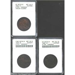 1802 1C--Corroded, Tooled, Cleaned--ANACS, VF Details, Net VG8, S-225, a glossy textured example, th