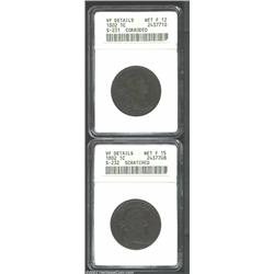 1802 1C--Corroded--ANACS, VF Details, Net Fine 12, S-231, well defined with scattered roughness and.