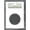 Image 1 : 1807 1C Large Fraction--Corroded, Tooled--ANACS. AU Details, Net VF30. S-276, R.1. This is the only.