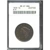 Image 1 : 1819 1C Large Date MS61 Brown ANACS. N-9, R.1. Sharply struck throughout with glossy reddish-brown a