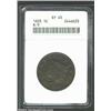 Image 1 : 1825 1C XF45 ANACS. N-9, High R.2. A small square below the T in CENT attributes the variety. Two-to