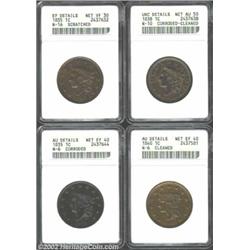 1835 1C Small 8, Small Stars--Corroded--ANACS, AU Details, Net XF40, N-6, rather dark, the overall b