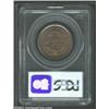 Image 4 : 1837 1C Medium Letters MS66 Brown PCGS. Thick, rich, glossy textured toning envelops both sides in m