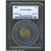 Image 1 : 1861 1C MS66 PCGS. A simply gorgeous coin for the premium quality Gem collector, this honey-tan repr