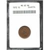 Image 1 : 1872 1C MS62 Red and Brown ANACS. The chocolate-brown patina is occasionally brightened with hints o