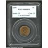 Image 3 : 1876 1C MS65 Red PCGS. The 1876 is another very scarce early Indian Cent and it is an issue that doe