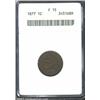 Image 1 : 1877 1C Fine 15 ANACS. Medium brown patina and well detailed for the grade. Important notice: We exp